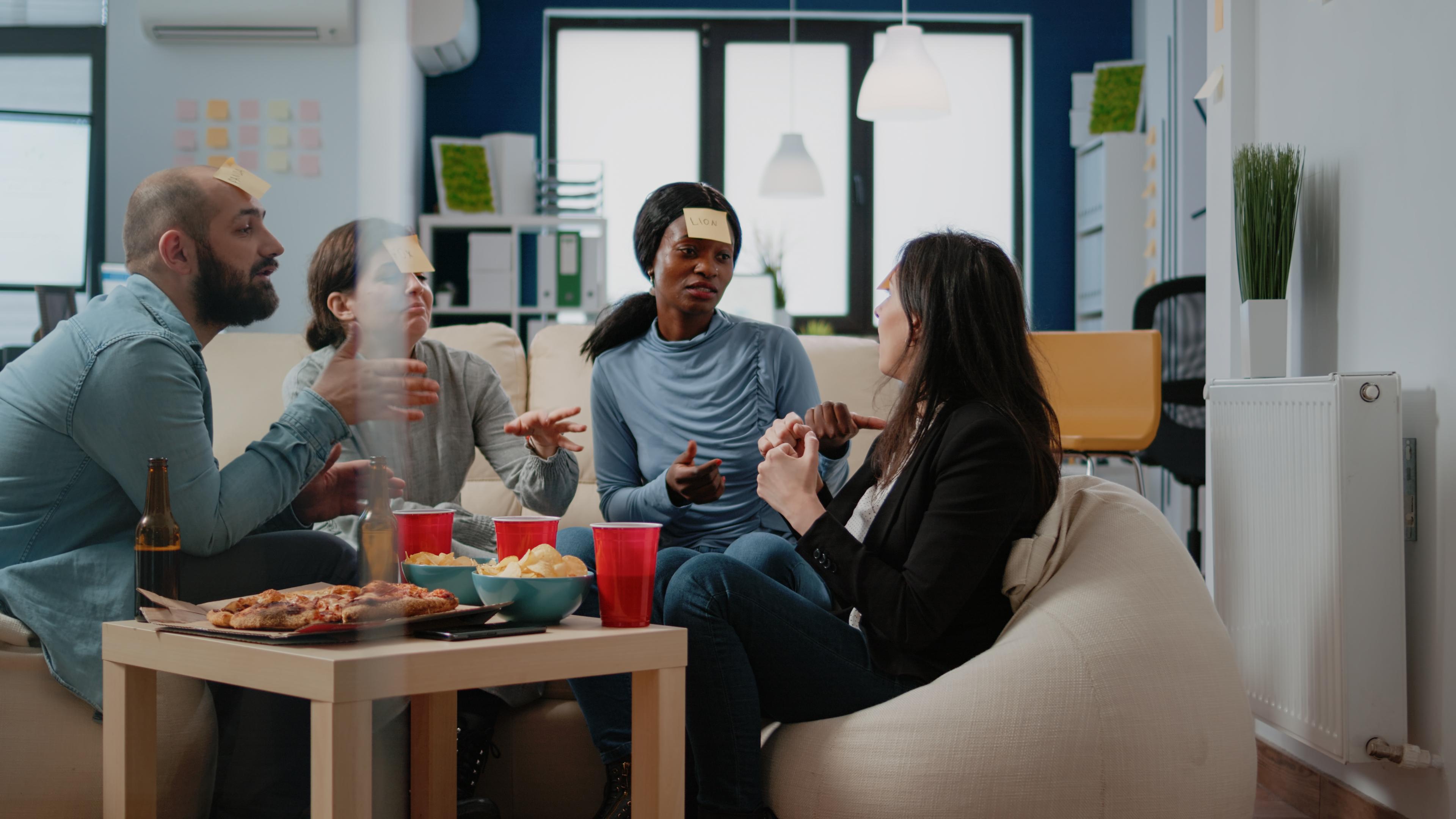 Simpler team enjoying a fun, collaborative working environment